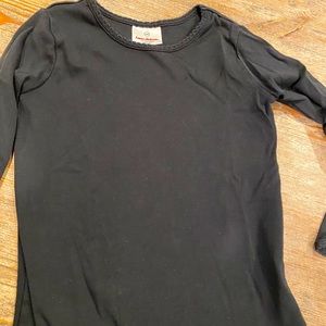 Hanna Anderson Black long sleeved T